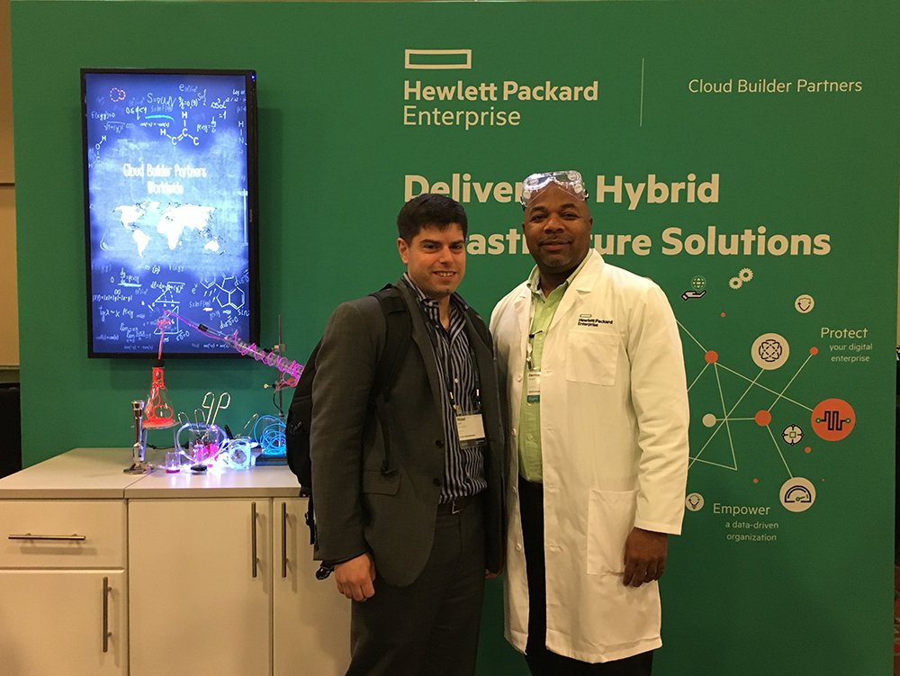 symphonic_cloud's tweet photo. @mjlst57 Mike learning the science behind @HPE_Cloud during this week's exclusive #HPE WW Ambassador Summit #cloud https://t.co/uSznBE6Cvl