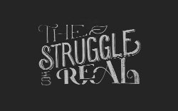 The struggle is real! Conquer it in prayer! 🙏🏻 #thestruggleisreal