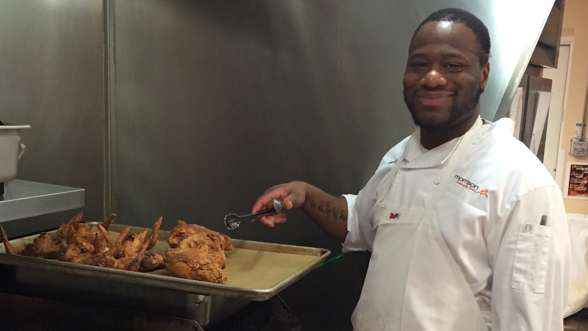 SlaneMelinda's tweet photo. Gumbo, Grits and Greens at The Terrace AMITL dinner last Thursday! What a success! @MorrisonCLiving #amitl https://t.co/PkALhLwcY9
