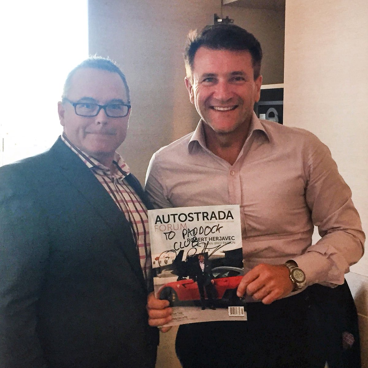 scarfonephoto's tweet image. Big thanks to @robertherjavec and Colin for all their support since I started my career. Glad you were able to meet!