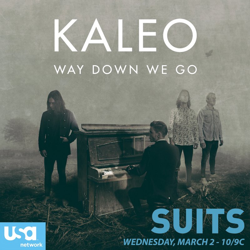 officialkaleo's tweet photo. Tune in to the season finale of @Suits_USA tonight on @USA_Network - our song #WayDownWeGo is featured! https://t.co/zHM7nezyLV