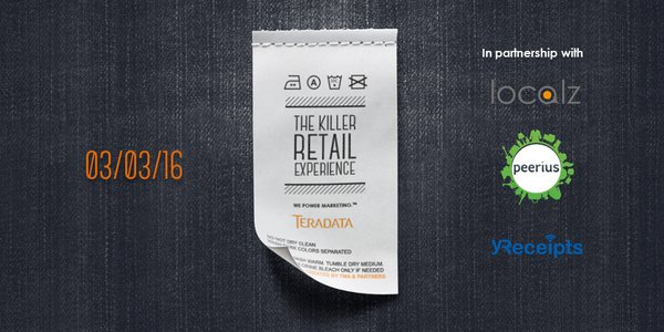 Peerius's tweet image. Peerius delighted to be co-hosting Killer Experience tomorrow with @Teradata_Apps @yReceipts @localz #KillerX16