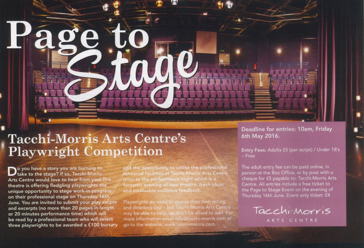 PagetoStageTMAC's tweet photo. The new What's On Somerset mag has a great feature about Page to Stage 2016... Why not enter https://t.co/jBWavz2MyV https://t.co/xbY1hArqqt