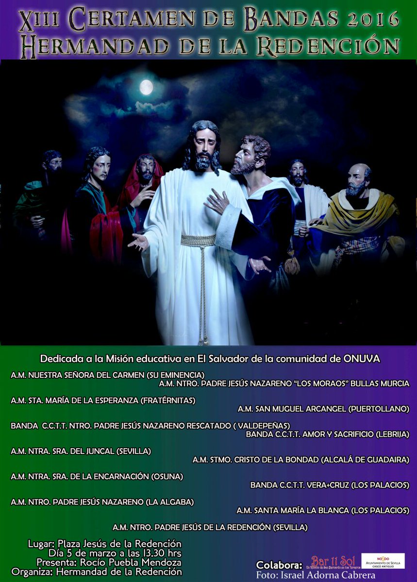 VeraCruzLP's tweet photo. ESTE FIN DE SEMANA NUESTRA BANDA ACTUARA EL SABADO Y EL DOMINGO EN:

@AMRedencion 

@CCTT_nazareno 

OS ESPERAMOS!! https://t.co/kaesHrw8Va