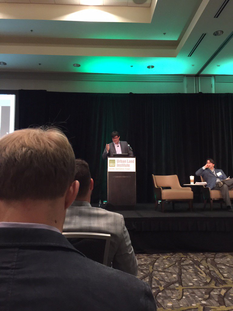 JeffreyLPaine's tweet photo. Michael Goodmon from @ATCDurham talking about the importance of design @ULITriangle mentioned @DudaPaine yesterday. https://t.co/ztQMxKXo58