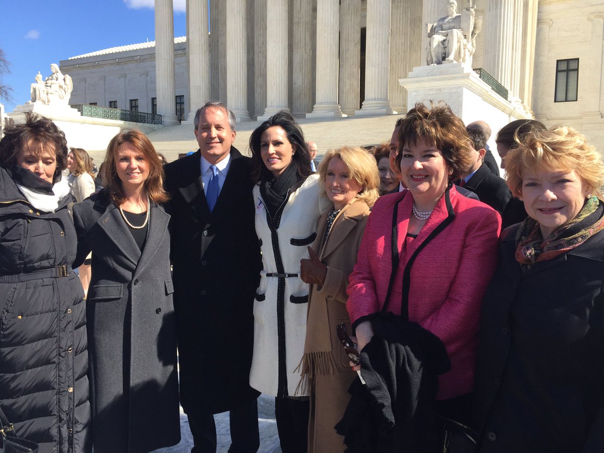 At #SCOTUS with @RepJodie defending #HB2 so Texas women have quality care.