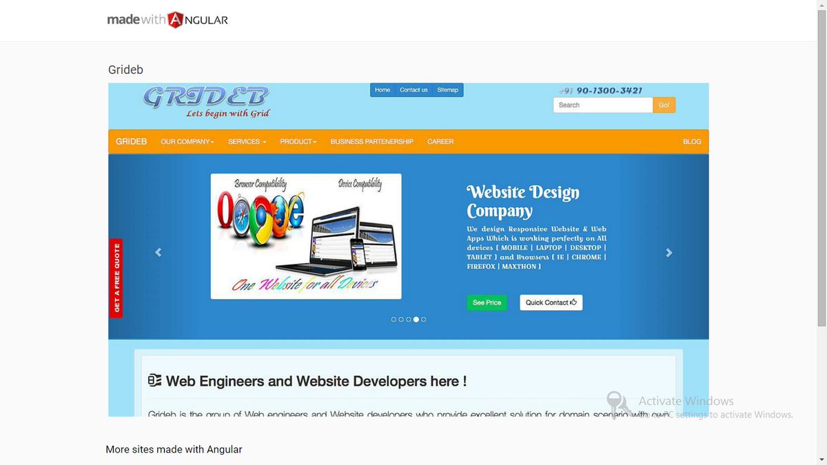 GridebServices's tweet image. #AngularJS #madewithangular #Bootstarp