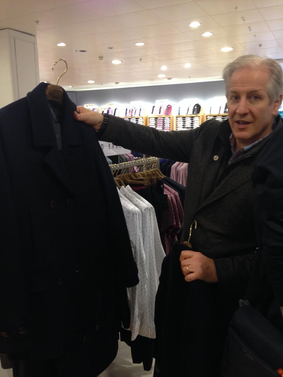 Derek looking for a coat to protect him from the Man City defeat later