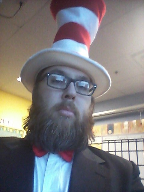 MisterKHSN's tweet photo. About to read Dr. Seuss' Green Eggs and Ham to K-2 classes at #HSNature. #ReadAcrossAmerica https://t.co/MFgSK6nlDO
