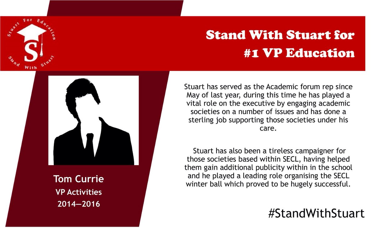 StandwithStuart's tweet image. Are you standing with Stuart for VP Education? #KentVotes