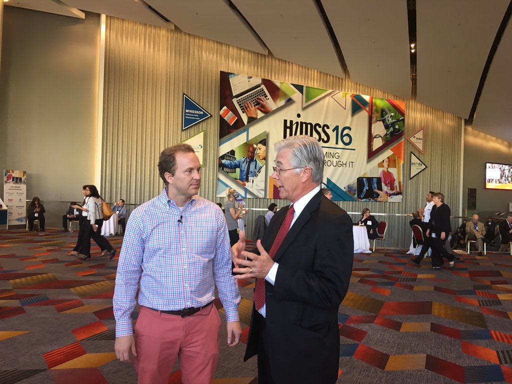HealthITMKTG's tweet image. @pivotpc Jon Melling talking #revenuecycleoptimization with our friend @ehrandhit #HIMSS16