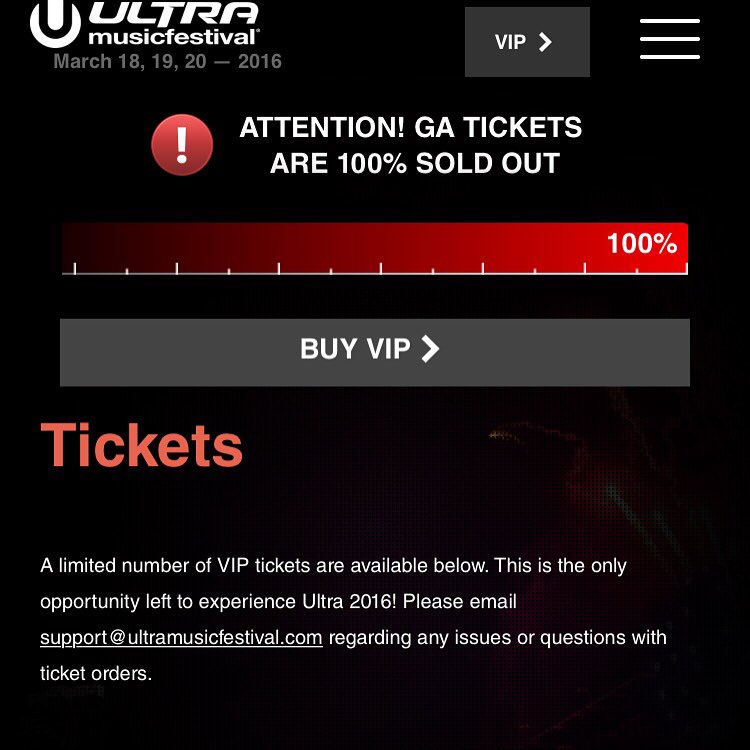 SoFloSpace's tweet image. Selling 3 Day GA #ultra2016 tickets. Hmu (305)308-0266 SERIOUS INQUIRES ONLY💯‼️  #ultratickets  #ultraticketforsale