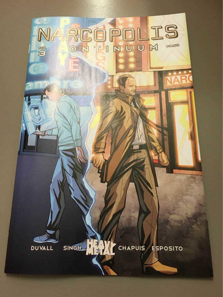 Scott_Duvall's tweet photo. On sale today! @SinghRalf @TaylorEspo @NicChapuis @ComicBookEditor @FlipLeigh @HeavyMetalInk @NarcopolisMovie https://t.co/c3LegLJjty
