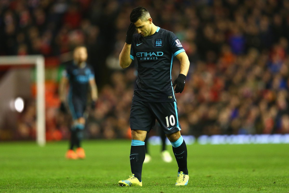 ChampionsLeague's tweet image. Manchester City suffered a third straight league defeat as they went down 3-0 at  Liverpool. Title hopes over? #UCL