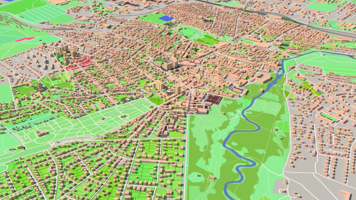 klaasnienhuis's tweet photo. apply a 3D style to #osm data in #3dsmax with #maproom. Coming soon https://t.co/dOgb405hZf https://t.co/RVYux5utwr