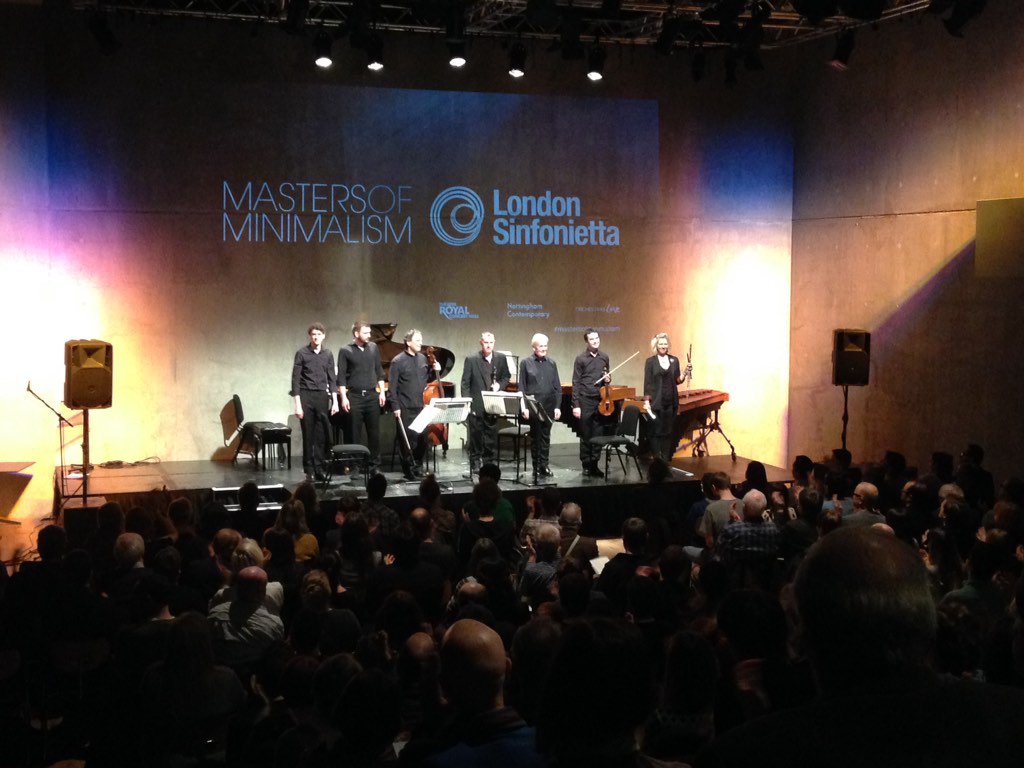 ab2102's tweet image. Great reception for @Ldn_Sinfonietta @Nottm_Contemp. Thanks to a Gr8 audience - Appreciate it. #mastersofminimalism