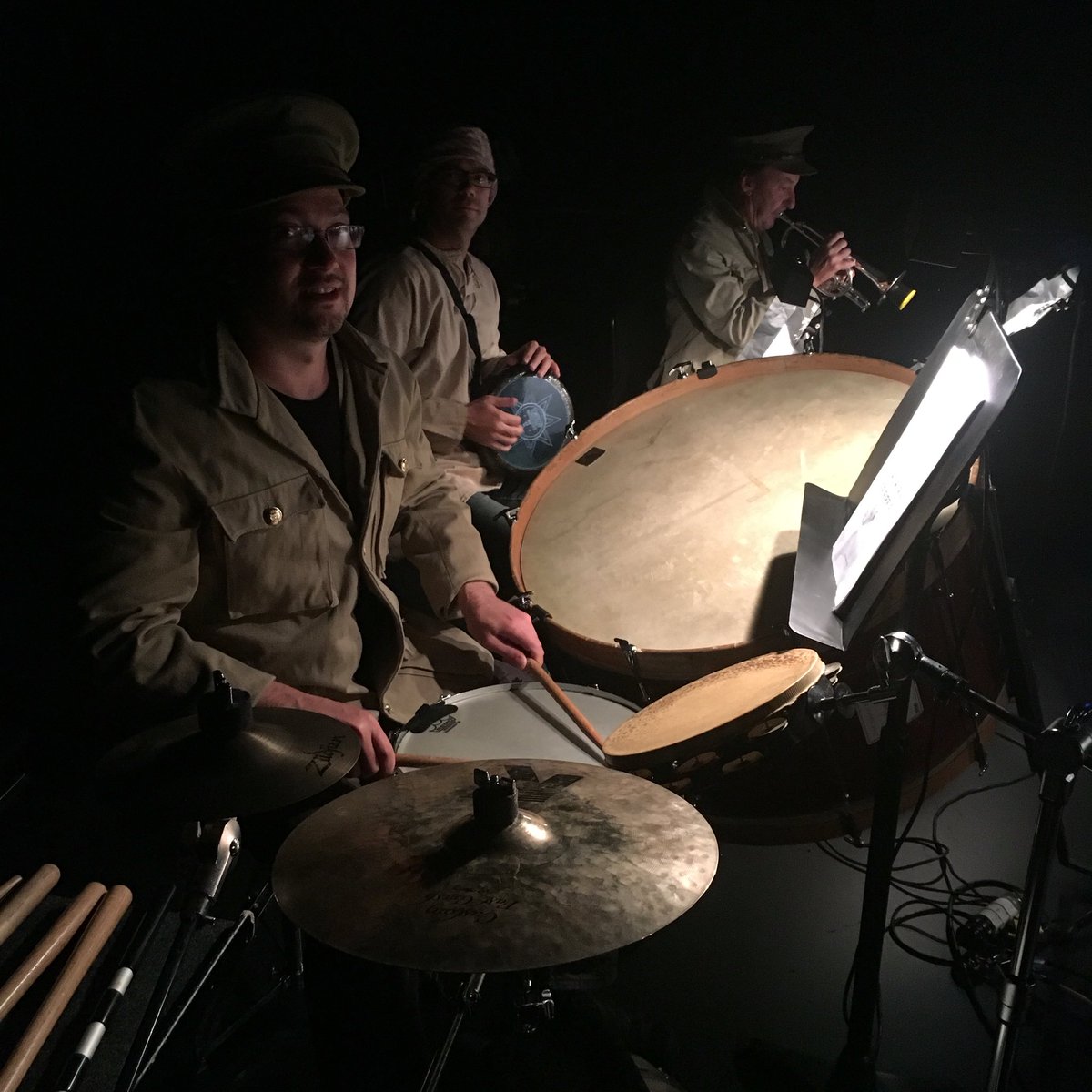 StromaNZ's tweet photo. Brass Poppies opening night is here...can't wait! Good luck everyone! @nzfestival @NZOpera https://t.co/S4rJYuVObW