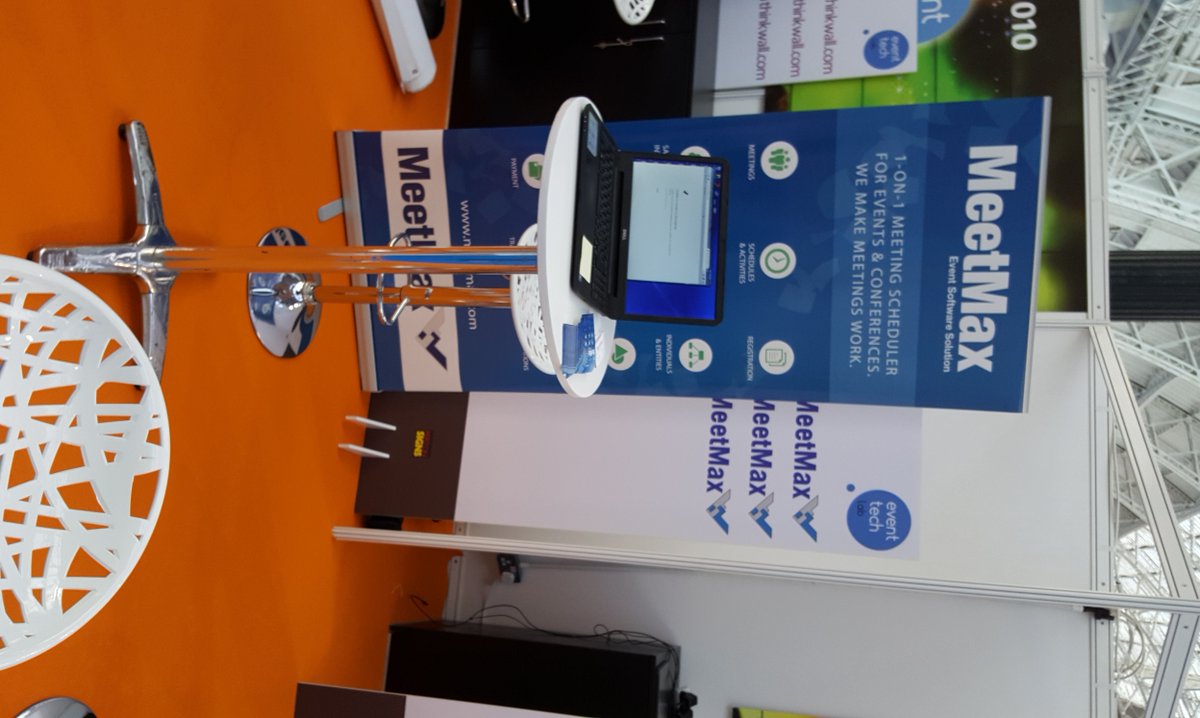 MeetMaxEvents's tweet image. Come check out our small and tiny, but loveable booth at @IntlConfex! #eventprofs