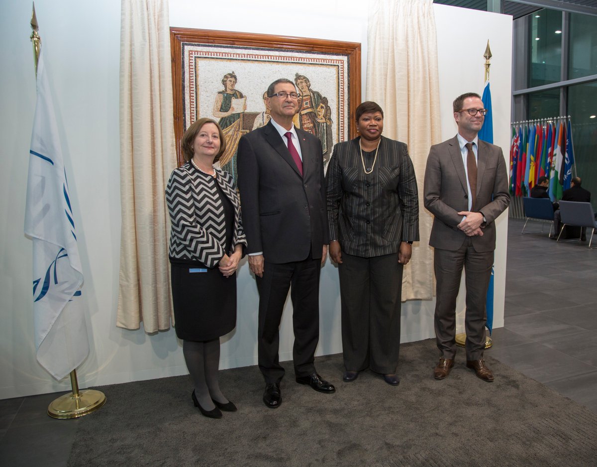 Head of Government of the Republic of Tunisia, H.E. Mr Habib Essid, visits the #ICC bit.ly/1Ly6ReN
