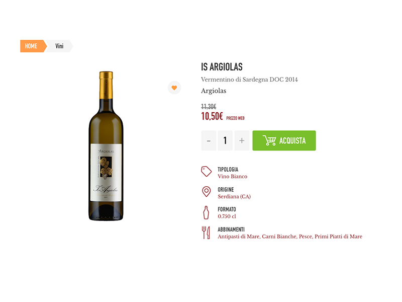 new shot on <a href="/dribbble/">Dribbble</a> dribbble.com/shots/2564013-… #wine #dispensas #ecommerce #sardinianwine