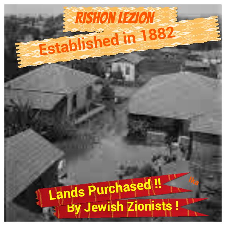 Israelkicksass's tweet image. Jews purchased lands of Rishon legally.  Not stolen from Arabs. @susskindbatzi @EvaAdva @IsraelsVoice @Red_Defender