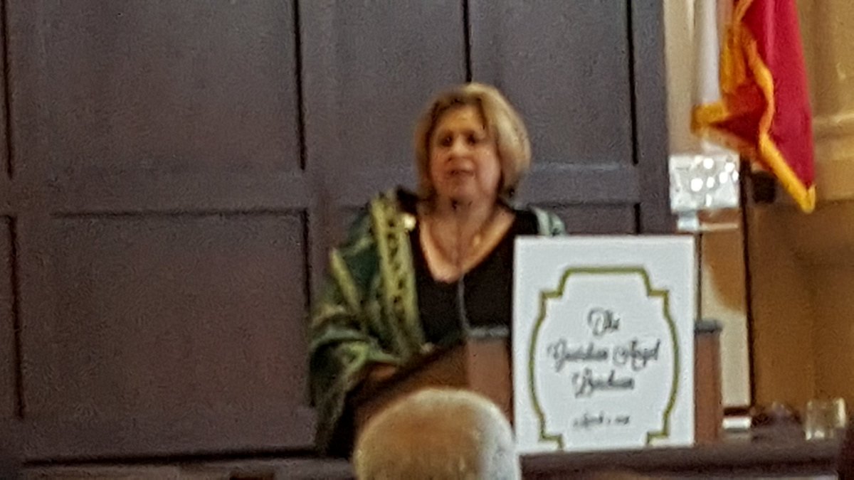 RealBlueDuran's tweet photo. Senator Leticia Van De Putte addresses the #GuardianHouse luncheon at #BexarCountyCourthouse https://t.co/W0fowlXCzg