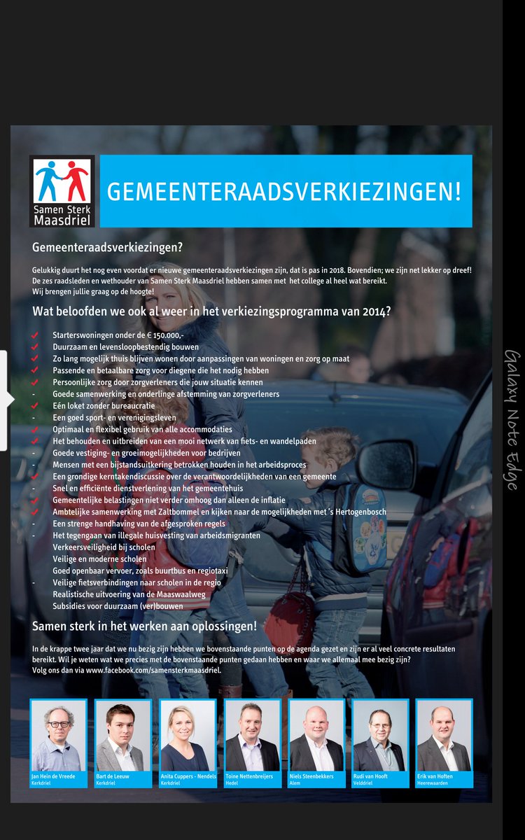 Trots op Samen Sterk Maasdriel! In krap twee jaar al mooie resultaten! <a href="/Bart_de_Leeuw/">Bart de Leeuw</a> <a href="/AnitaCuppers/">Anita Nendels</a> <a href="/maarten_daalder/">Maarten Daalder</a>
