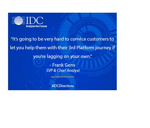 #IDCDirections Great insights from @fgens at today's Directions event! #3rdplatform #InnovationAccelerators