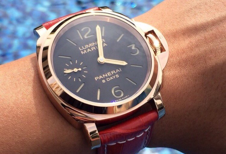 PierreYvesCo's tweet photo. We love the #Panerai Luminor Marina 8 days Oro Rosso ⌚️ Its available with us now. Contact us for info. #PierreYves https://t.co/zbVTneYrKO