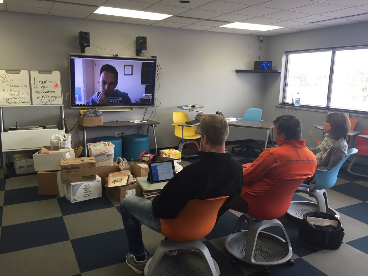 . <a href="/darby_golf/">Coach Bower</a> &amp; <a href="/vanwinklemath/">Jim Van Winkle</a> Skyping w Dan Meyer to improve the online math experience <a href="/HCSD_ILC/">The Innovation Campus</a> @HCSDSayre