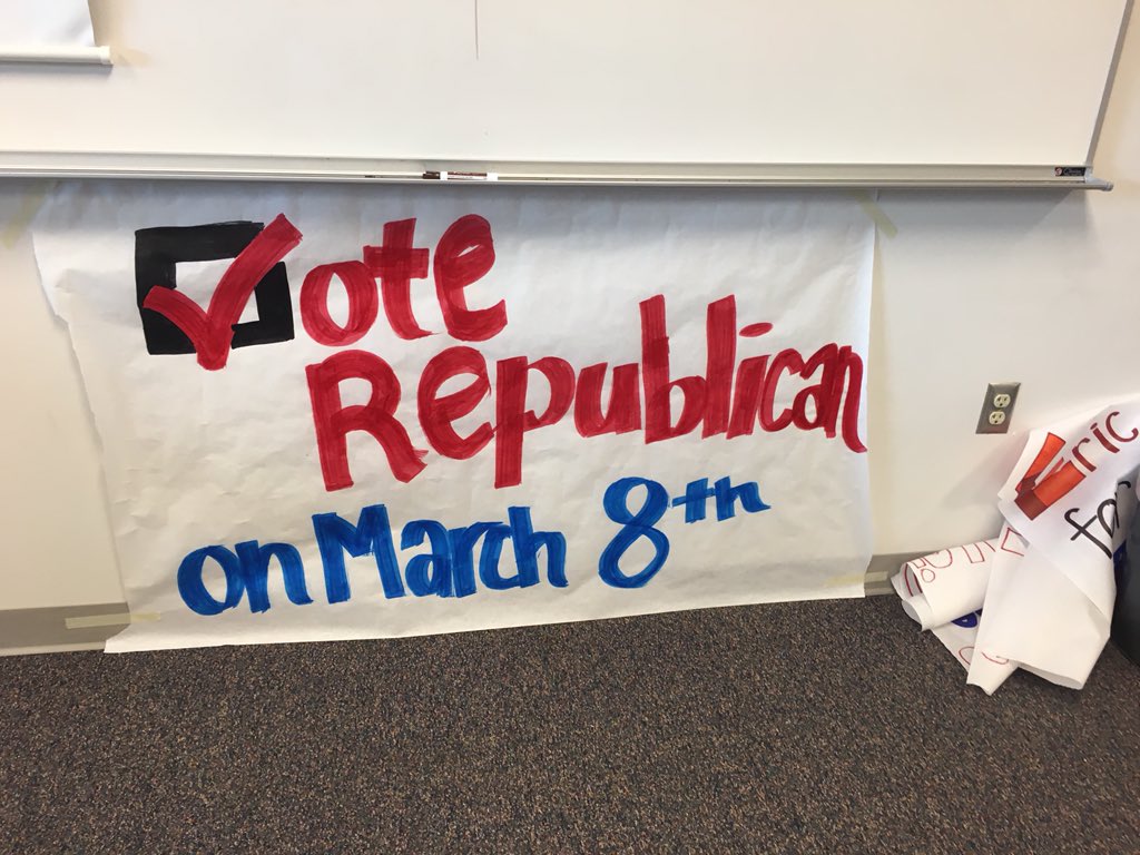 PennRepParty's tweet photo. Remember to vote republican on March 8th and April 12th! https://t.co/CSo4almrp9