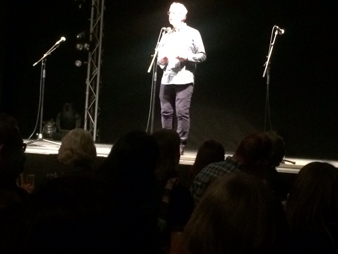 kreeve's tweet photo. @davidjalmond - just another brilliant, inspiring talk @KomediaBath @BathSpaUni #PaperCities https://t.co/ziA9N2P1UA