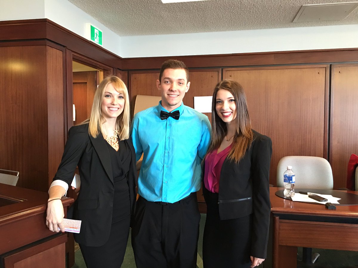 Last years winners of the #DobsonCase getting ready to introduce this year's competitors. #BrockU