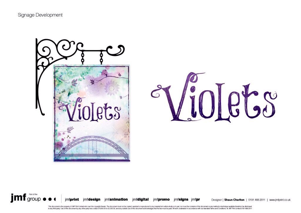 Final signage &amp; frontage plans submitted today. So happy with the final design! 😀💜<a href="/abbsatkinson/">Abbie</a>