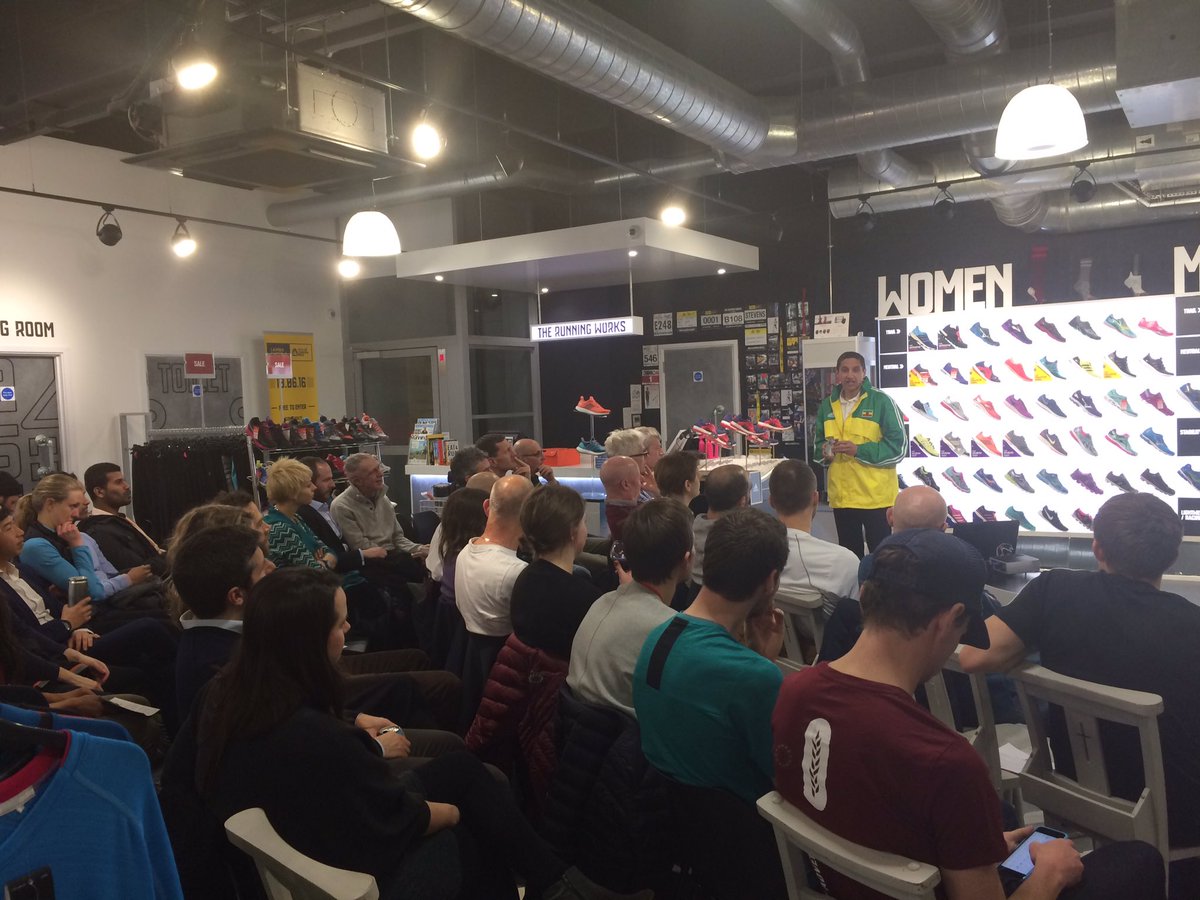 RunningWorks's tweet image. Richard Nerurkar talks our guests through the secrets of Ethiopian running.