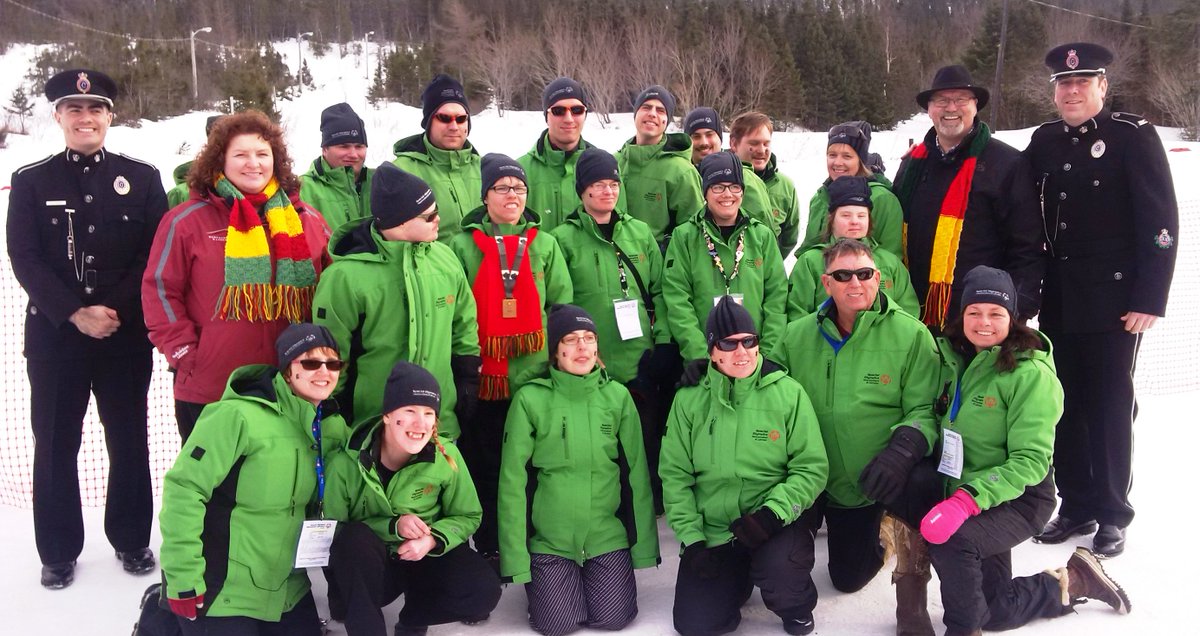 SSWB_GovNL's tweet photo. SWSD Min @sgambin w/ @SpecialONL snowshoeing team, including gold medalist Crystal Young. Congrats Crystal &amp; team! https://t.co/JFf2Fsp89x
