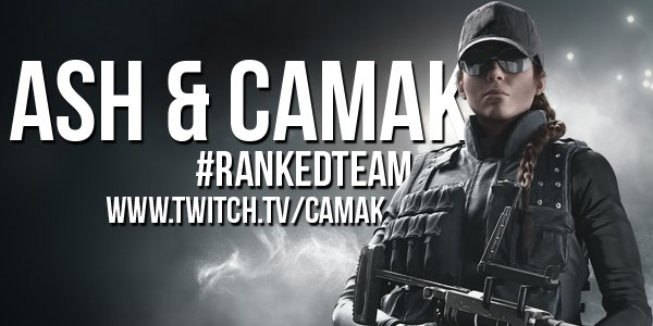 CaMaKStream's tweet photo. Ce soir, la #RankedTeam se fait @Ash ! Maintenant sur https://t.co/QRm0kAzv8M https://t.co/gQ5LuAnSg6