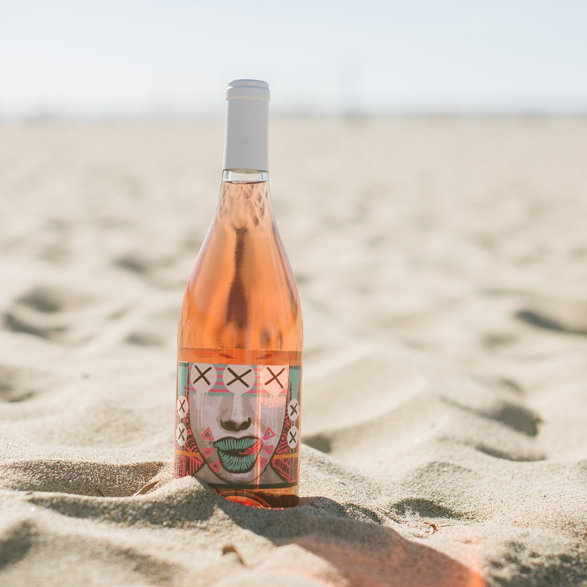 We're not going to wait for summer to sip rosé! Grab our new 2015 Funk Zone Rosé now! [Label: Kelcey Fisher] #wine