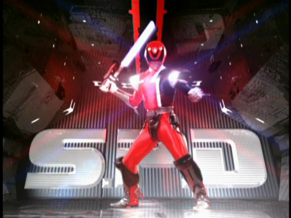 Image result for power ranger spd red ranger