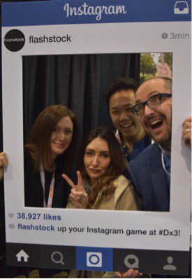 ShutterstockCst's tweet photo. Insta-game strong @ #Dx32016. Come by and say hi! https://t.co/ihyX0VJnxe