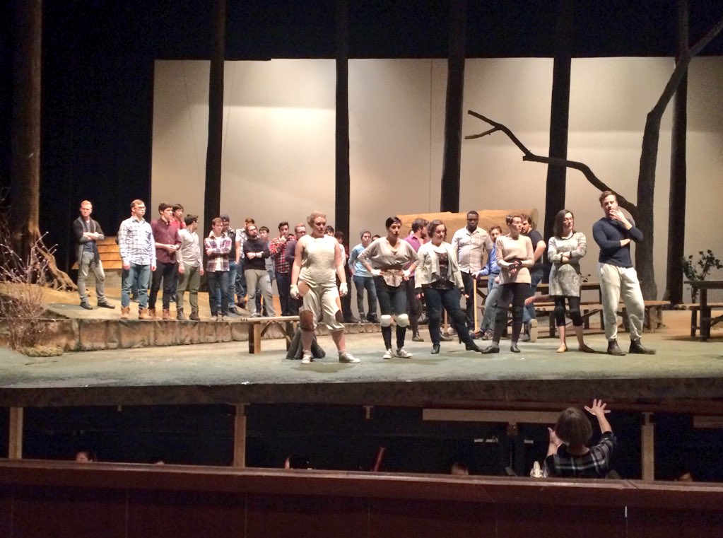 UofTOpera's tweet photo. #UofTPaulBunyan orchestra rehearsal #2! So excited to open next week! #Britten #Operetta https://t.co/eVKFq3MWuW
