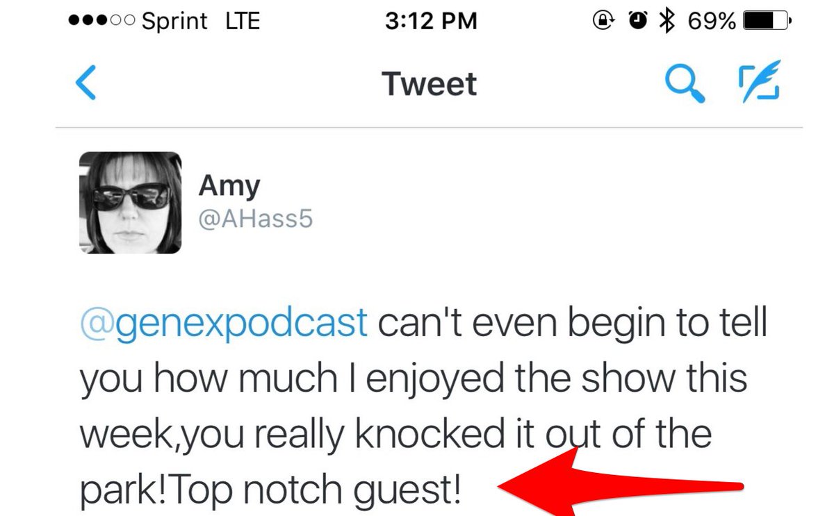 genexpodcast's tweet photo. Tooooooooold ya!!!! And thanks! Share the most recent episode with your friends. It’s legitimate AwesomeSauce! https://t.co/lUIUb4hRVr