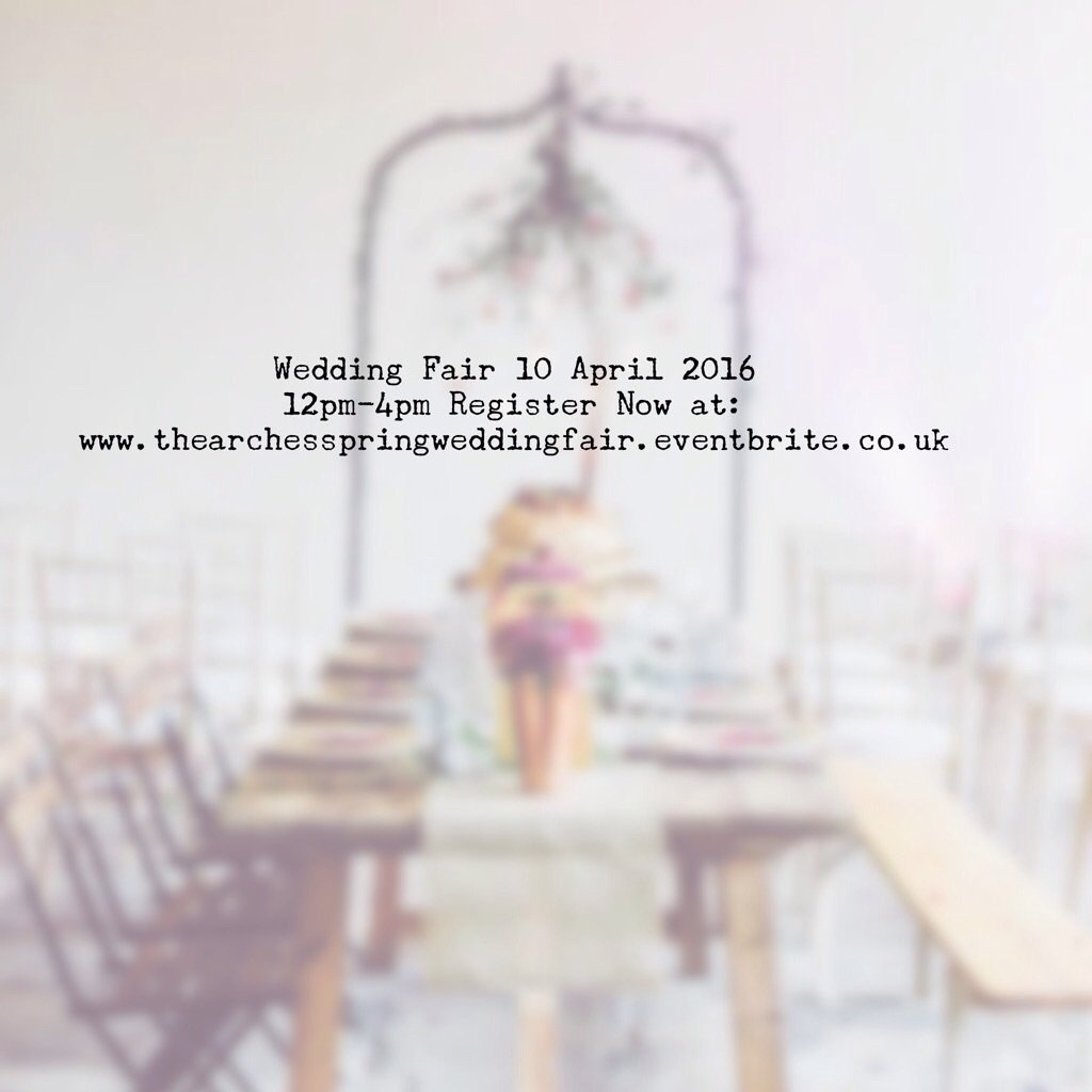 #yorkshirehour know someone getting married? Then tell them about our wedding fair on 10 April at @hx_arches