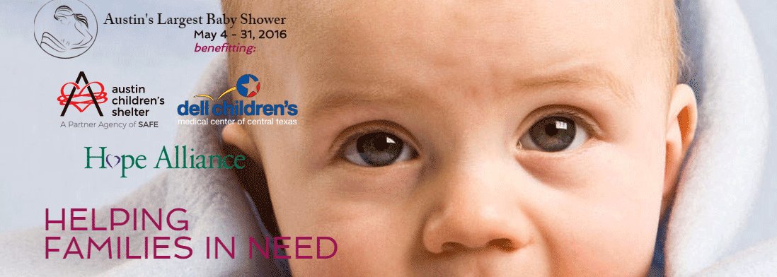 #ATX ready to do some good? #Sponsor the #atxbabyshower &amp; support 3 great #austin orgs atxbabyshower.com/#!sponsorship/…
#give