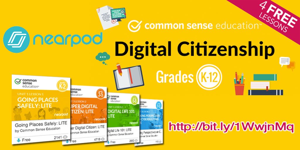 #DigCit is so important to teach our Ss. Enjoy 4 FREE lessons on us by <a href="/CommonSenseEdu/">oldCommonSenseEdu</a> buff.ly/1QTumBm