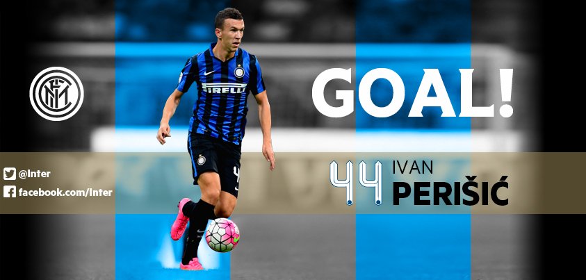 Inter's tweet photo. 49' - ⚽️ GOOOOOOOOOOOOOOOOOOOOOOOOOOOOOL! GOL GOL GOL GOL GOL GOL IVAAAAAANNNN #PERISIC! #InterJuventus 2-0 #TIMCup https://t.co/u5OvUfK0RQ