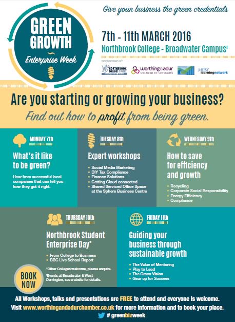 worthingandadur's tweet image. .@worthinghour Next week is #GreenBizWeek! Have you booked? #worthinghour worthingandadurchamber.co.uk/event-2163502 #worthing #startup