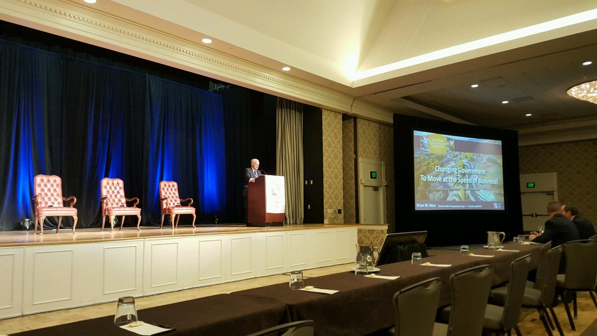 IdahoITD's tweet photo. ITD Dir. Ness: US needs standardized shipping regs to ensure goods get to market timely & cost-effectively #2016STS https://t.co/5y712DQGD5