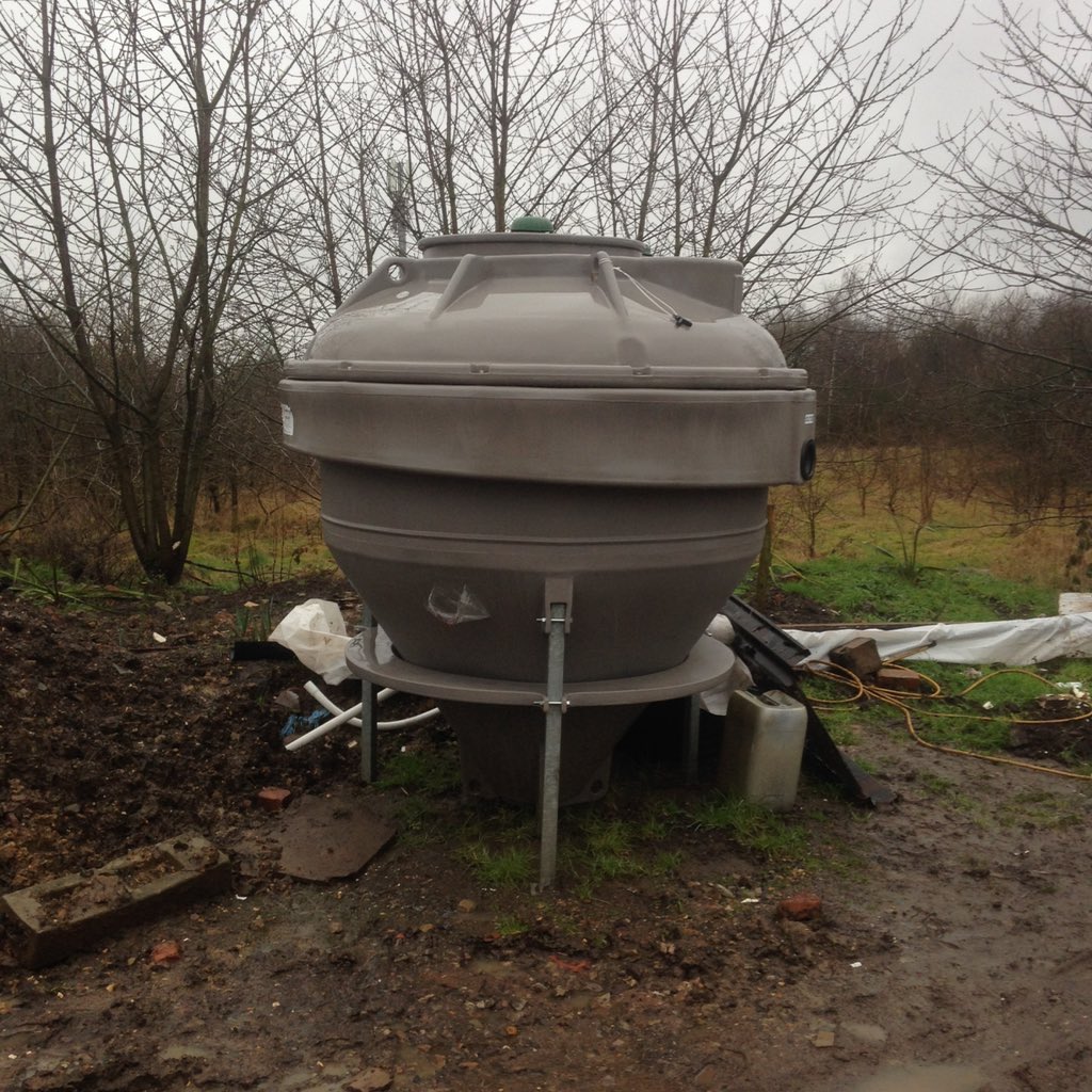 extensionsbuilt's tweet image. Big digger to dig a big hole, for sewage treatment plant.