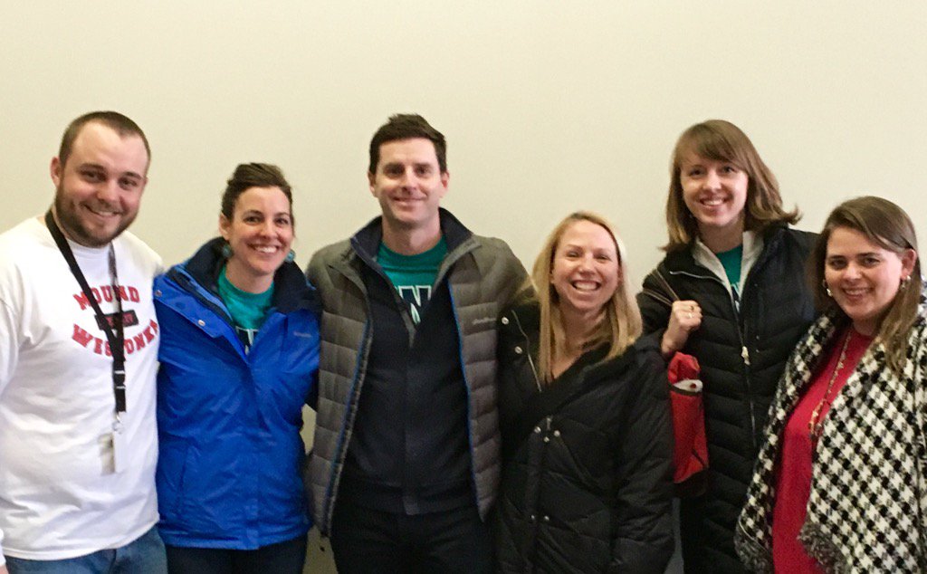 writeonwallace's tweet photo. MWHS Staff headed to WI for Personalized Learning Field Visit! #cesa1 #edge21 https://t.co/N5PK6gkTfP